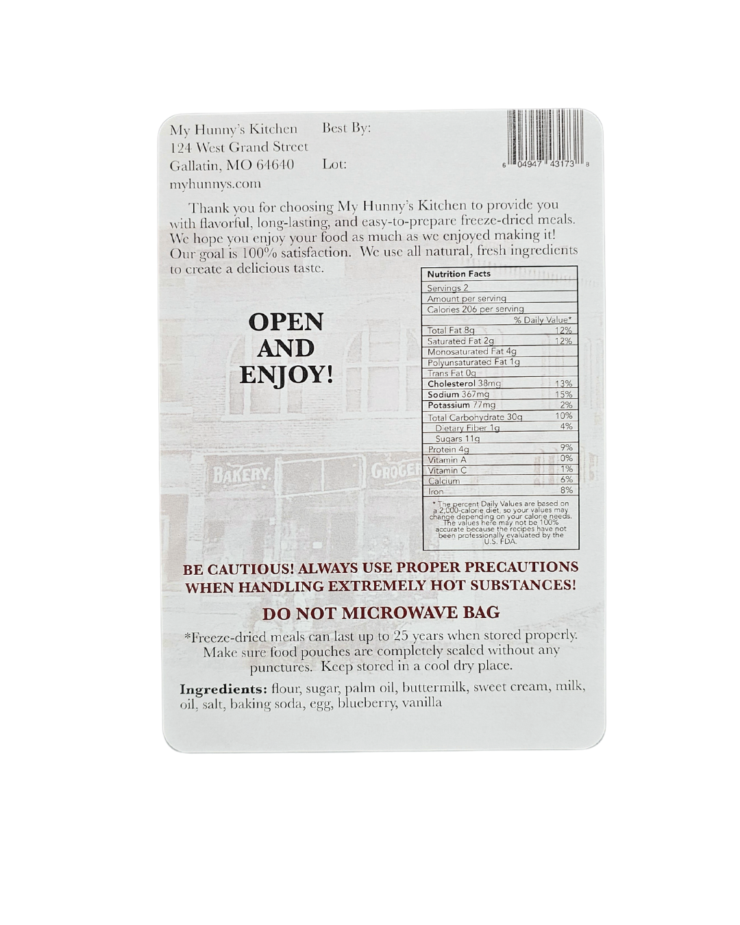 (WH) Blueberry Waffle Bites