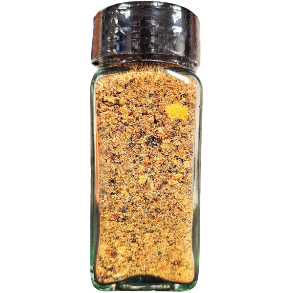 Flaming Mexican Spice Container back view