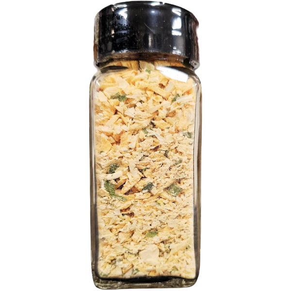 Garlicy Onion seasoning back view