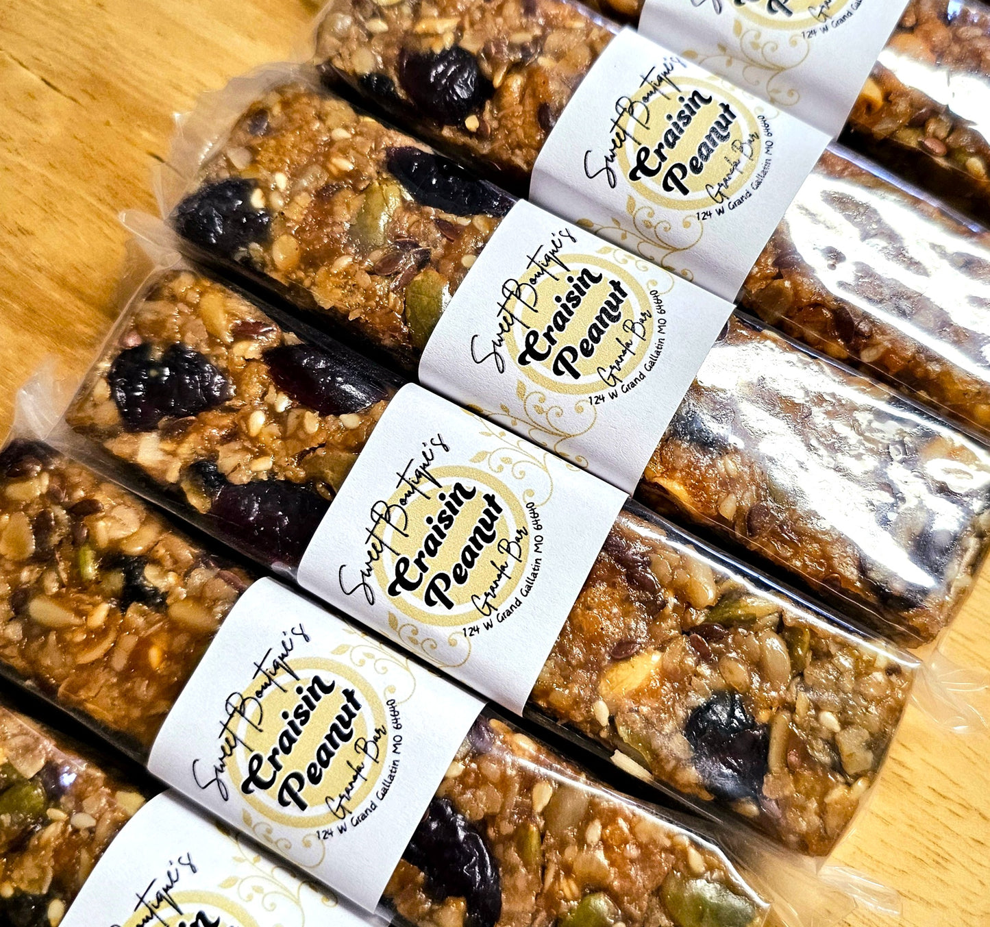 Craisin Peanut Granola Bars (8 Pack) - Healthy Snacks