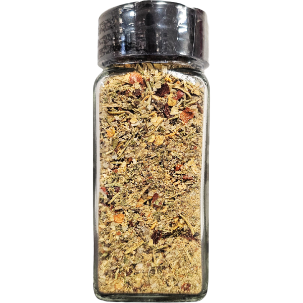 Sassy Steak Seasoning spice container back view