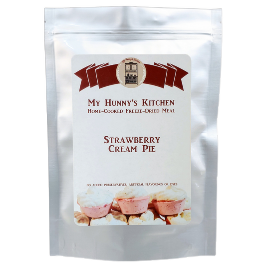 Strawberry Cream Pie Freeze Dried Dessert packaging front view