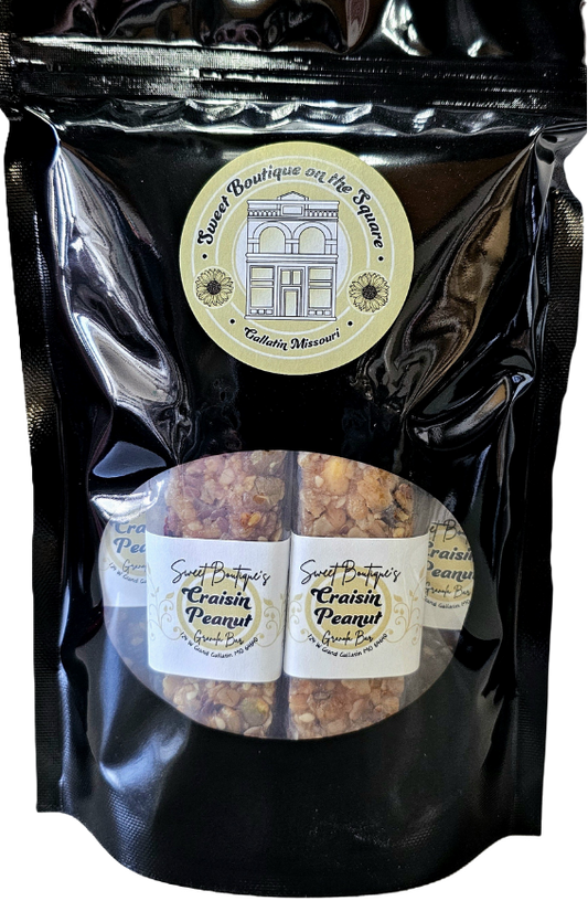 Craisin Peanut Granola Bars (8 Pack) - Healthy Snacks