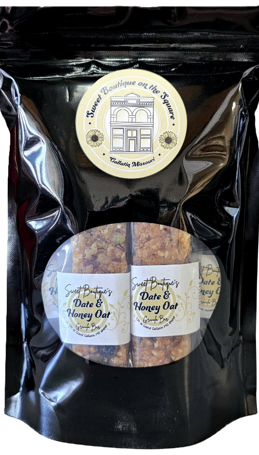 Date & Honey Oat Granola Bars (8 Pack) - Healthy Snacks
